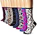 Betsey Johnson Women's Wild Animal Crew Socks Gift Box 9-Pack, Multi, One Size