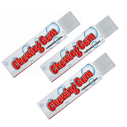 3 pcs Shocking Gum, Funny Shock Gag
