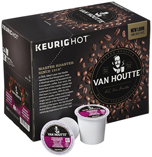 Van Houtte Chocolate Raspberry Truffle Coffee, Light Roast, K-Cup Portion Pack for Keurig K-Cup Brewers 24-Count (Pack of 2)