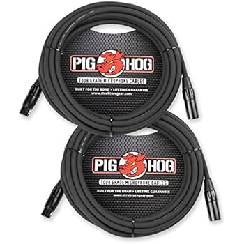Pig Hog PHM20 20' XLR Cable 2 pack