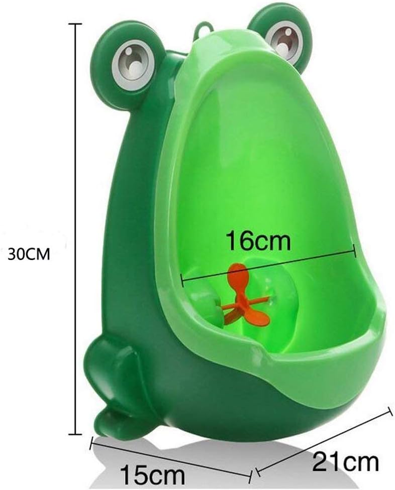 QIANGUANG® Baby and Kids Portable Training Boys Urinal Child Frog Potty (Green) - Image 3