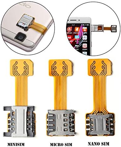 1PC Universal TF Hybrid Sim Slot Dual SIM Card Adapter Micro SD Extender Nano Cato Android Phone