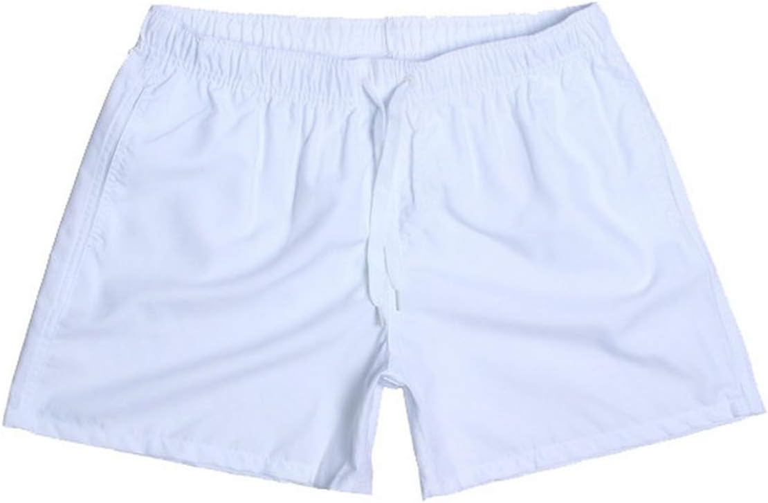 IKUMA Men Drawstring Shorts Board Shorts Beach Briefs Swimwear Summer Swim Trunks Bermuda Surf