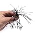 VAPKER 100 Black Silky Tassels 13cm/5-Inch with 2-Inch Cord Loop for Jewelry Making, DIY Projects, Bookmarks