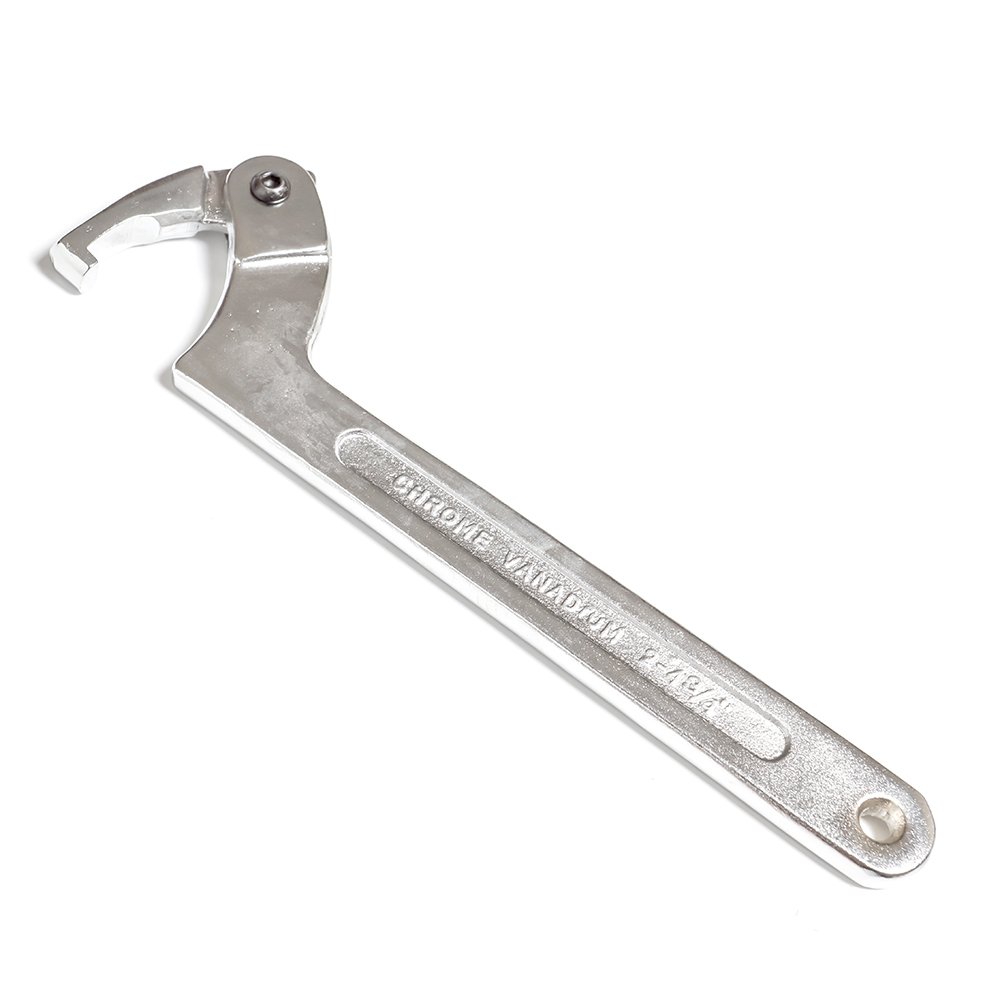 C Spanner Tool Adjustable Hook Wrench Chrome Vanadium 51-121MM
