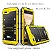 Beasyjoy for iPhone 7 Plus 8 Plus Metal Case, Waterproof Heavy Duty Rugged Military Grade Defender Case, Yellow