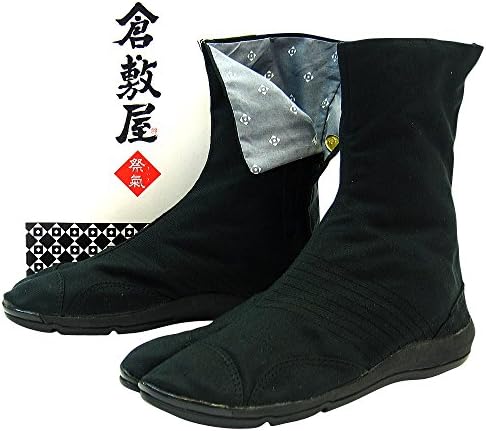 MARUGO, Kurashikiya, Saiki Tabi Shoes with 7 Clips, Black, 26.0cm