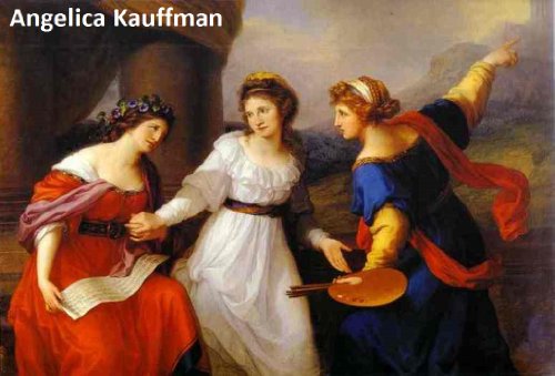 56 Color Paintings of Angelica Kauffman - Austrian Neoclassical Painter (October 30, 1741 - November 5, 1807)