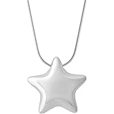 Sacina Star Necklace, Stainless Steel Star Necklace, Star Necklace for Women, Y2k Necklace, Grunge Necklace, Emo Necklace, Christmas Jewelry Gift For Women