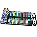 Damero Canvas Pencil Wrap of 72 Color Pencils, Roll Case for Pen, Travel Pencil Holder(No Pencil Included), Colorful Fish