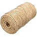 KING DO WAY Natural Jute Twine Best Arts Crafts Twine Industrial Packing Materials Heavy Duty Durable Natural Twine 300 Feet for Gardening Applications Natural