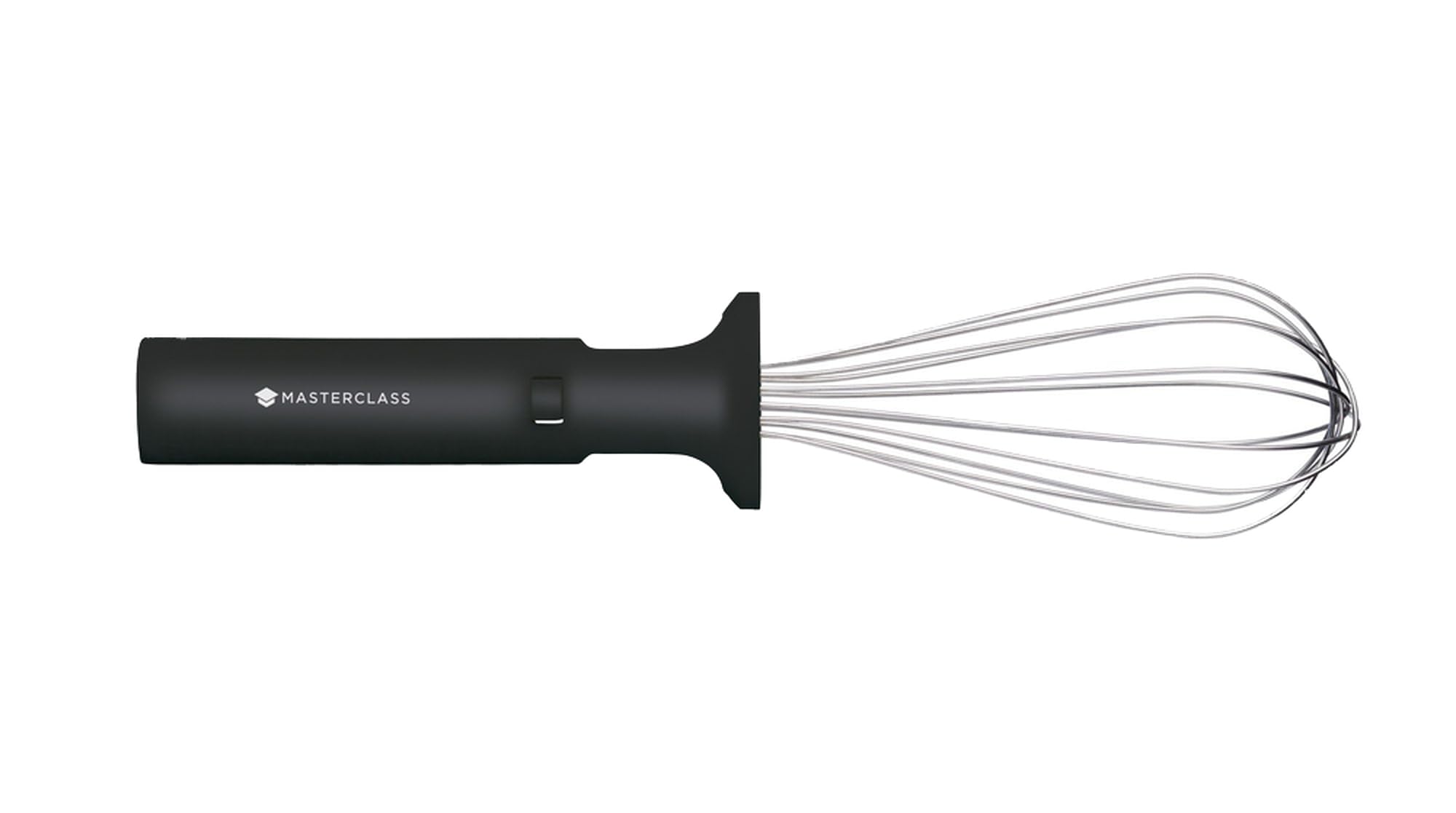 MasterClass Smart Space Collapsible Stainless Steel Balloon Whisk - Black