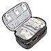 ProCase Breast Pump Bag, Double Layer Breastmilk Pump Backpack Breast Milk Carrier for Breastfeeding Nursing Mom Work, Travel, Daycare -Coal Black