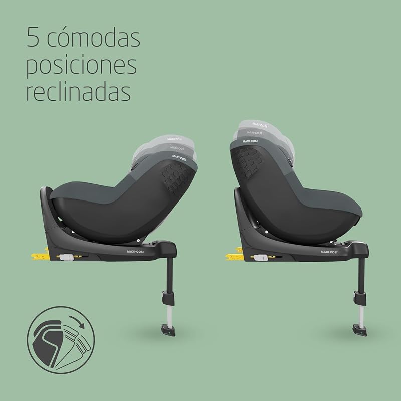 Maxi-cosi pearl s i-size, cadeira auto para bebé, 3 m-4 a, máx. 18 kg, 61-105 cm, cadeirinha infantil para carro, 5 posições reclináveis, arnês fácil de colocar, proteção contra impacto lateral g-cell, grafite tonal