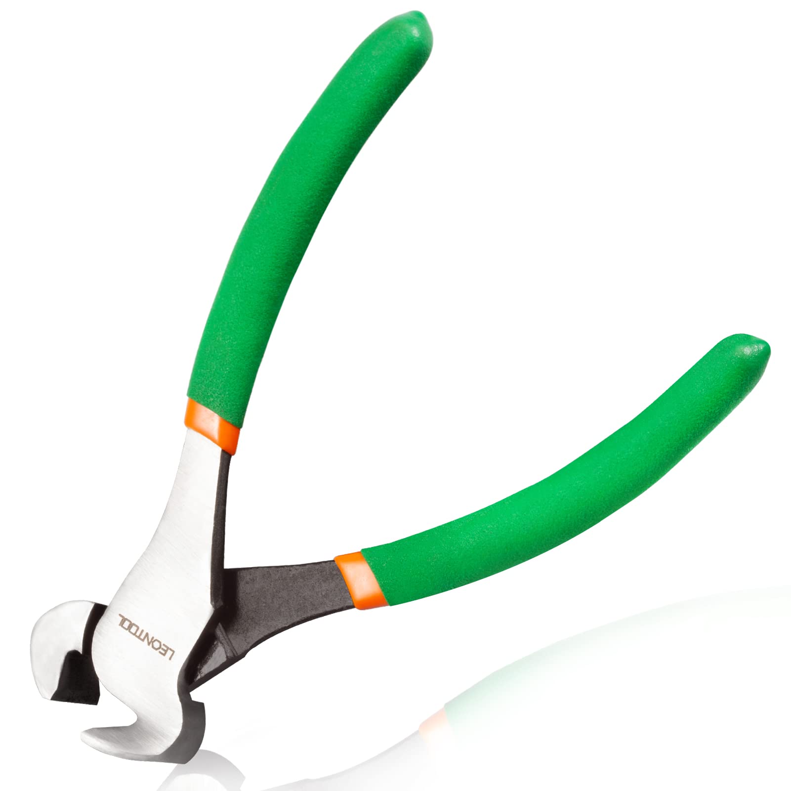 LEONTOOL End Cutting Pliers 7 Inches End Nipper Pliers Nail Remover Tool for Nail Pulling Wire Twisting and Cutting Staple Puller Carpenter Tools with PVC Handle