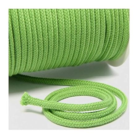 Baumwollkordel 6 mm, froschgrün, 2m, 100% Baumwolle, col.199