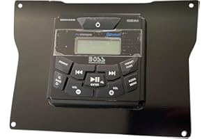 PBR Products compatible with Kawasaki Teryx KRX 1000 Radio plate for Boss Square MGR450 Radio