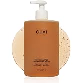 OUAI Detox Shampoo - Clarifying Shampoo for Build Up &amp; Hard Water (16 oz) | Apple Cider Vinegar &amp; Keratin for Clean, Refreshed Hair - Sulfate-Free Hair Care - For Dirt, Oil, Product and Hard Water