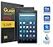 Fire HD 8 2016 Screen protector,KuGi Fire HD 8 (2016/2017released) Screen protector , 9H HD clear Tempered Glass Screen Protector for All-New Amazon Fire HD 8 Case/New Fire HD 8 2017 Tablet (2 pack)