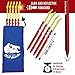 Chill Gorilla 10X Tent Stake. Heavy Duty Lightweight Strong Aluminum Alloy pegs for Camping, rain tarps, Hiking, Backpacking. Essential Camping & Survival Gear. ENO Accessory. Red
