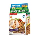 Nylabone Healthy Edibles Mini Puppy Treat Bones, Turkey & Sweet Potato, 6.3oz, 36 Count
