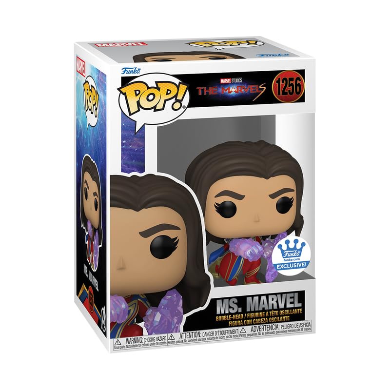Funko Pop! Marvel: The Marvels - Ms. Marvel *Embiggen Punch Action Figure Shop Exclusive