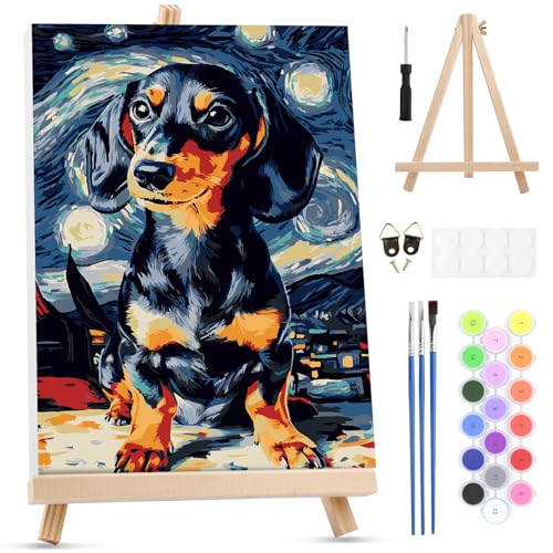 Starry Sky Dachshund Dog