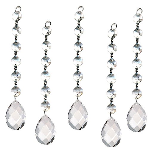 H&d clear teardrop suncatcher crystal chandelier pr…