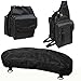 Tahoe Nylon Trail Riding Endurance Saddle Bag Set – Includes Saddle, Horn, and Cantle Bags – Durable Nylon Construction, Perfect for Holding Food, Beverages and Supplies – Multiple Colors Availablethumb 1