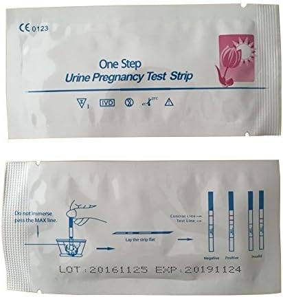 Koudou HCG Pregnancy Test Strips (Individually-sealed,pack of 25) CE and FDA Approved