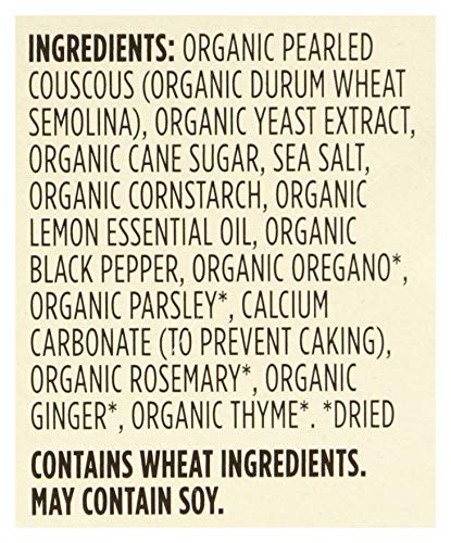 365 EVERYDAY VALUE, ORGANIC LEMON & HERB PEARLED COUSCOUS, 5 OZ
