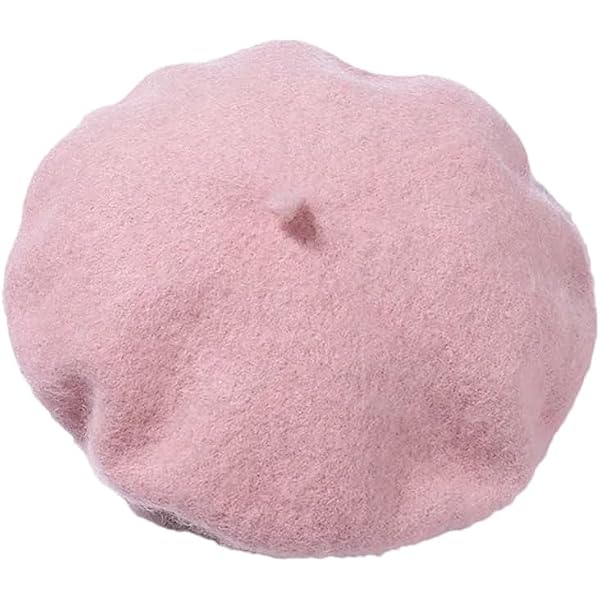 Womens Wool Beret Hat Winter Thick French Hat Girls Solid  display picture 2