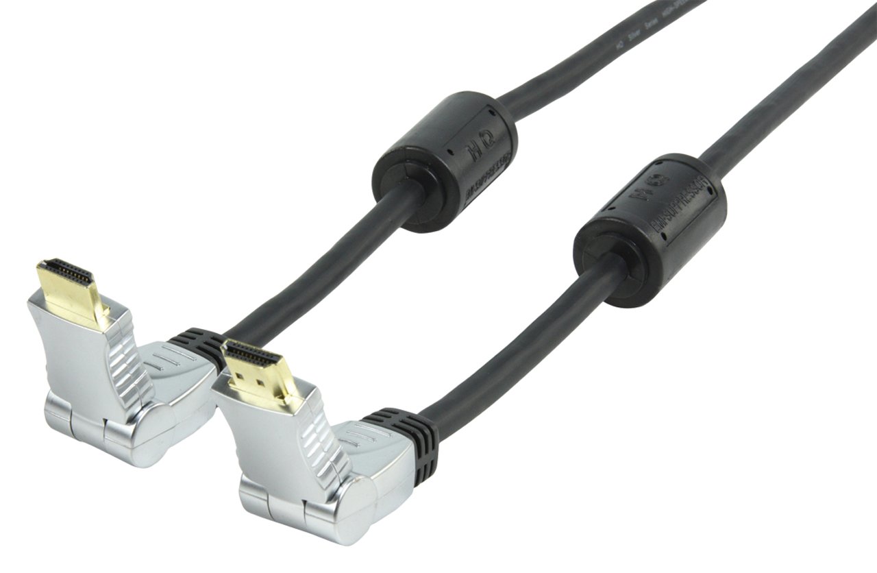 HQ High Quality High Speed Swivel HDMI Cable with Ethernet 1.5 m