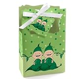 Twins Two Peas in a Pod - Party Favor Boxes - Set of 12