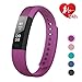 LETSCOM Fitness Tracker, Fitness Tracker Watch with Heart Rate Monitor, Slim Touch Screen and Wristbands, Wearable Waterproof Activity Tracker Pedometer for Android and iOS