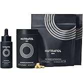 Nutrafol Men's Hair Supplement and Hair Serum, for Visible Thickness and Strength - 3 Month Supply, 1.7 Fl Oz Bottle