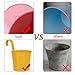 Topeakmart Flower Pots - Hanging Planters Flower Holders Vase Wall Fence Garden Patio Balcony Pots Metal Iron Home Décor, 10 PCS, Multicolor