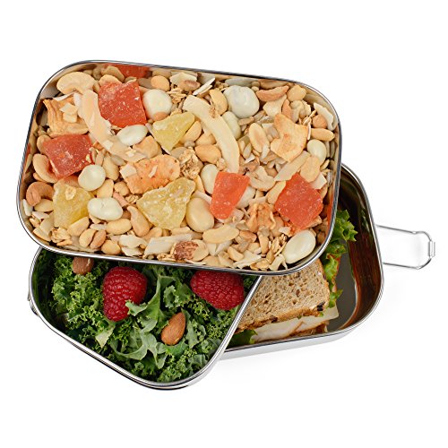 Bare Ware Three Layer Stainless Steel Lunch Box Set Eco Friendly Food