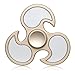 Hand Spinner 3-5 Minutes EDC Fidget Toy With Highly Speed Hot Wheel Design Finger Tri-Spinner Relief Toys for Focus, ADHD, Anxiety, Spend Time, Kids & Adults, White