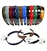 CoverYourHair Plastic Hairbands - Hard Headbands - 12 Pack Dark Colors