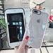 KERZZIL Compatible with iPhone 8 Plus/7 Plus Case, Clear Anti-Scratch Shock Absorption Full Protective Cover Case - Pink Clear