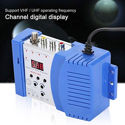 Remaxm Professional Digital VHF UHF RF Modulator AV to RF AV to TV Converter Adapter