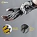 LIFECT Weight Lifting Gloves, Workout Gloves with Wrist Wrap Support for Men & Women, Full Palm Protection Breathable Fingerless Gloves for Weightlifting, Gym, Training, Pull ups