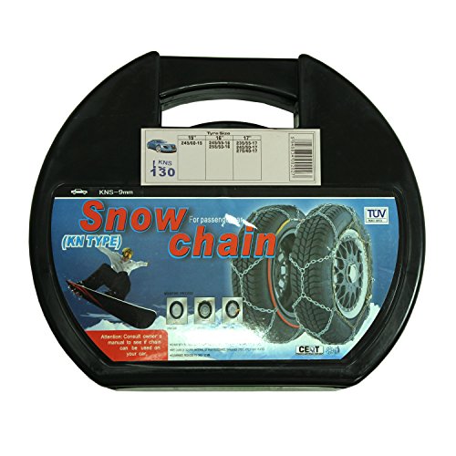 ALEKO Size 130 Pair of Passenger Car Snow Chain 9mm