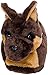 Silver Lilly German Shepherd Slippers - Plush Dog Slippers w/Platform (Brown/Tan/Black, Large)