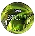 ONE Zero Thin Premium Lubricated Latex Condoms with Silver Pocket/Travel Case-12 Count