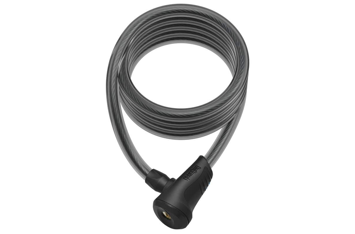 Onguard Neon Series 8156 Coil Cable Lock, 180cmx12mm, Black