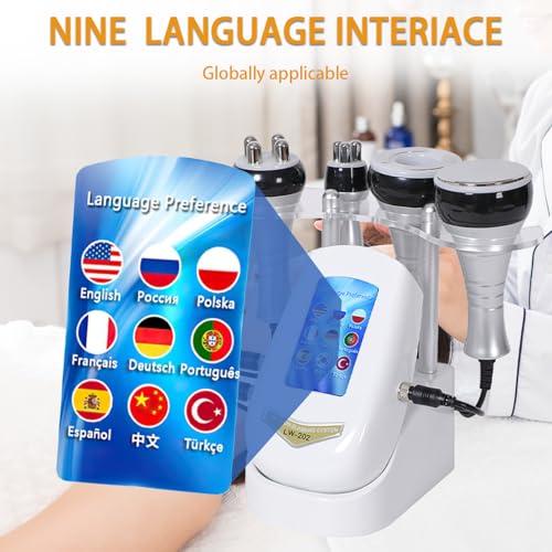 40K Body Slimming Machine, 4 in 1 Lipocavitation Radiofrequency Body Sculpting Machine, Face and Whole Body Massager Slimming and Firming