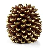 Luminara LED Flameless Candle, Flameless Real Pine Cone LED Candles for Home/Party/Halloween/Christmas/Wedding Decor with Timer Control, Battery Operated 3