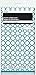 Teal Quatrefoil Plastic Tablecloth, 108